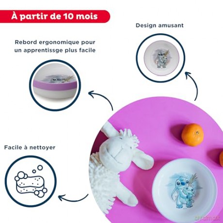 Stor Disney Stitch Cuddle Me Non Slip Bicolor Premium Bowl 10992