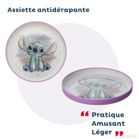 Stor Disney Stitch Cuddle Me Non Slip Bicolor Premium Plate 10993