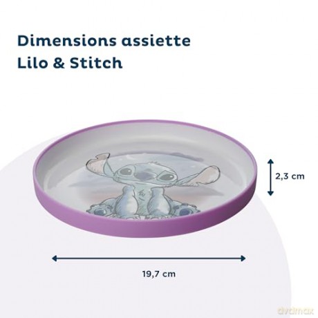 Stor Disney Stitch Cuddle Me Non Slip Bicolor Premium Plate 10993