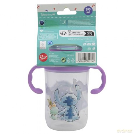 Stor Disney Stitch Cuddle Me Toddler 360 Training Tumbler 395ml 10924