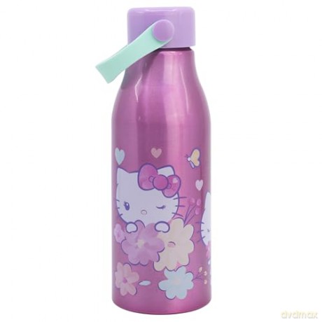 Stor Hello Kitty Flexi Handle Aluminium Bottle 760ml 81761