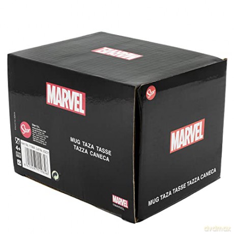 Stor Marvel Deadpool Young Adult Globe Mug In Gift Box 385ml 11962