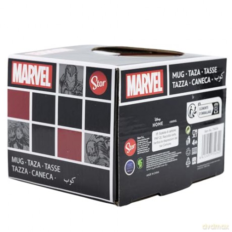 Stor Marvel Pattern Ceramic Kubek Śniadanowy 400ml 75434