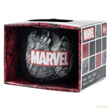 Stor Marvel Pattern Globe Kubek 380ml