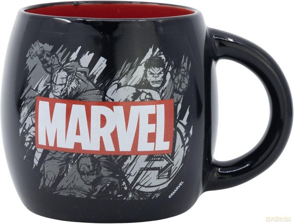 Stor Marvel Pattern Globe Kubek 380ml