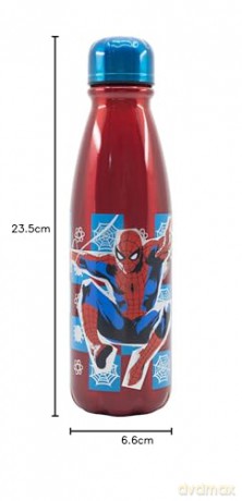 Stor Marvel SpiderMan Arachnid Grid Daily Aluminium Bottle 600ml 74740