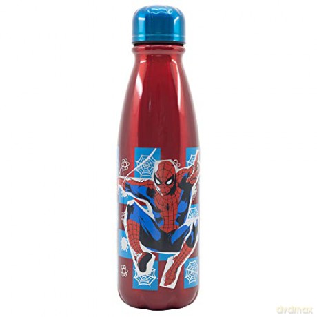Stor Marvel SpiderMan Arachnid Grid Daily Aluminium Bottle 600ml 74740