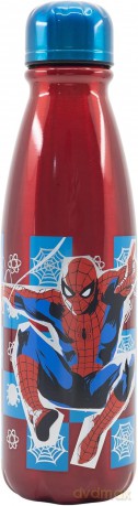 Stor Marvel SpiderMan Arachnid Grid Daily Aluminium Bottle 600ml 74740