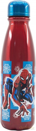 Stor Marvel SpiderMan Arachnid Grid Daily Aluminium Bottle 600ml 74740