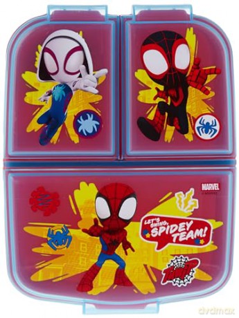 Stor Marvel Spidey Friends Multi Compartment Sandwich Box 15020