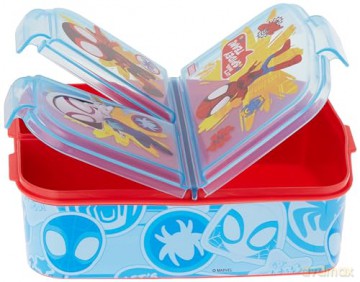 Stor Marvel Spidey Friends Multi Compartment Sandwich Box 15020