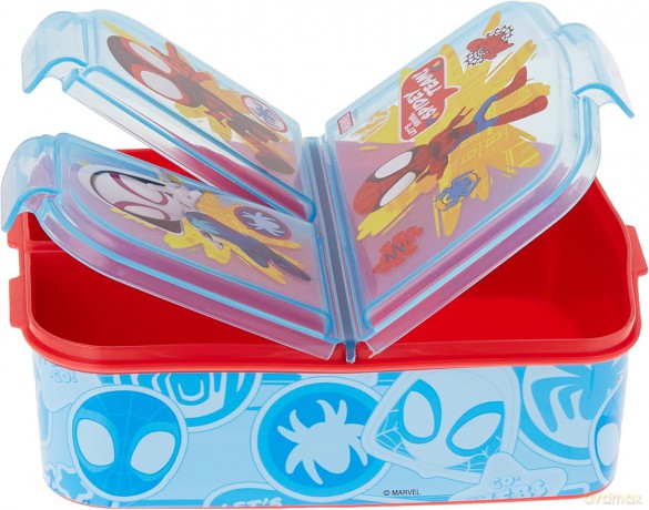 Stor Marvel Spidey Friends Multi Compartment Sandwich Box 15020