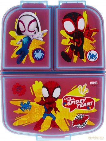 Stor Marvel Spidey Friends Multi Compartment Sandwich Box 15020