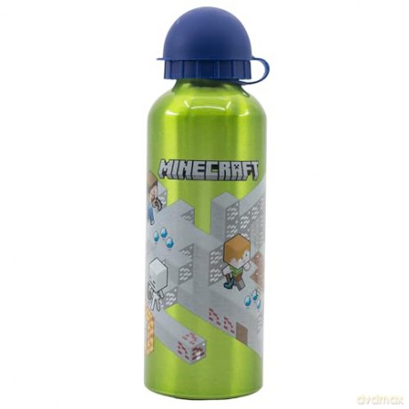 Stor Minecraft Isometric High Aluminium Bottle 530ml 40460