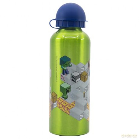 Stor Minecraft Isometric High Aluminium Bottle 530ml 40460