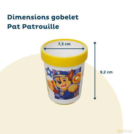 Stor Paw Patrol Boy Rescue Pups 5 Pcs Non Slip Bicolor Premium Set Plate Bowl Tumbler 260 Ml Cutlery81681