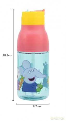 Stor Peppa Pig Core 2022 Double Opening Sipper Ecozen Bottle 420ml 52835