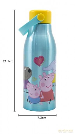Stor Peppa Pig Core 2022 Flexi Handle Aluminium Bottle 760ml 13961