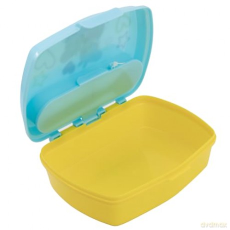 Stor Peppa Pig Core 2022 Funny Sandwich Box With Cutlery 13909