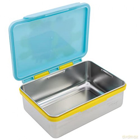 Stor Peppa Pig Core 2022 Stainless Steel Clamp Rectangular Sandwich Box 1100ml 13956