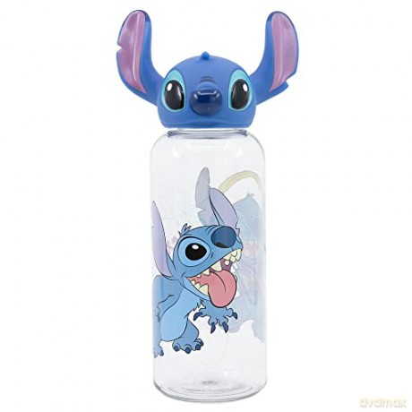 Stor Stitch Flowers 3D Figurine Bottle 560ml 74860