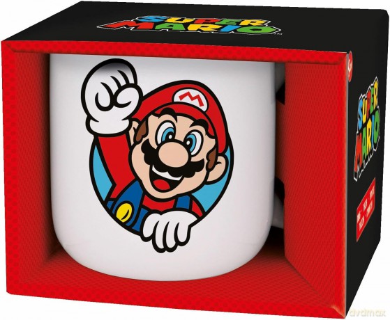 Stor Super Mario Ceramic Breakfast Kubek 400ml