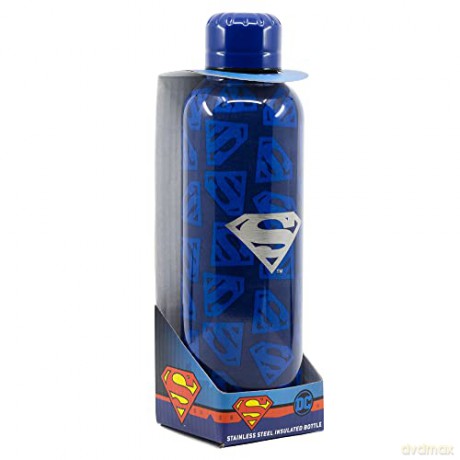 Stor Superman Symbol Young Adult Insulated Stainless Steel Bottle 85664