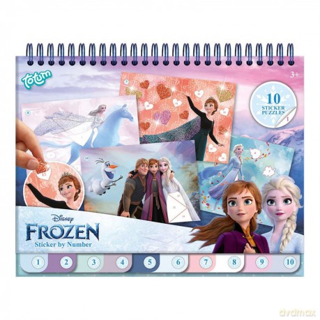 Totum Disney Frozen Sticker By Number Pad TT681576