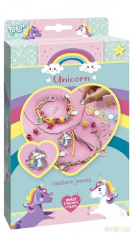 Totum Jednorożce Tęczowa Biżuteria charms TT071063
