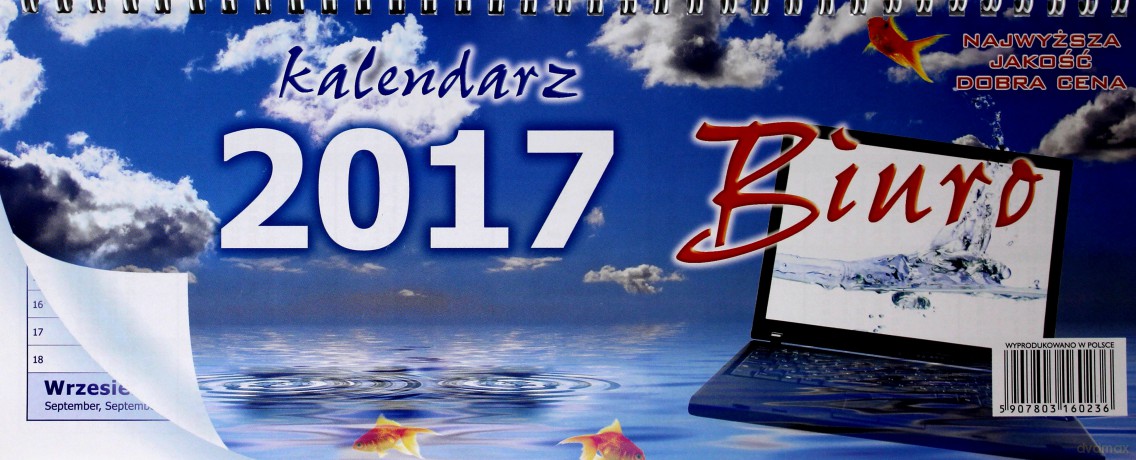 Kalendarz 2025 biurkowy leżący