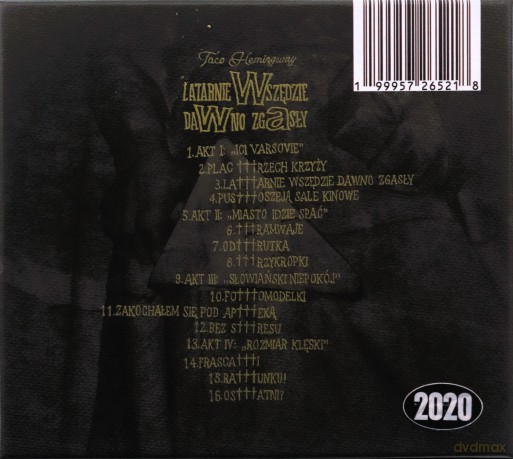 Taco Hemingway: Latarnie Wszędzie Dawno Zgasły [CD]