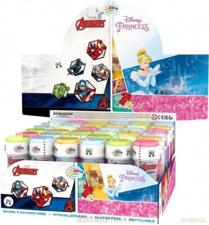 Bańki mydlane 60ml Princess/Avengers mix (36szt)