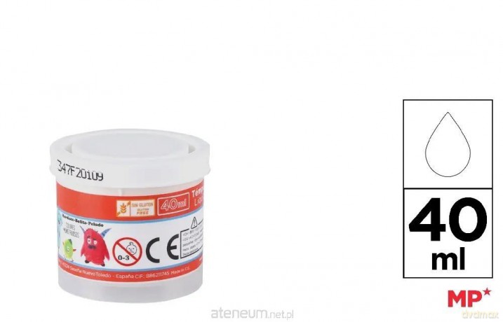 Gwasz płynny biały 40ml (6szt)