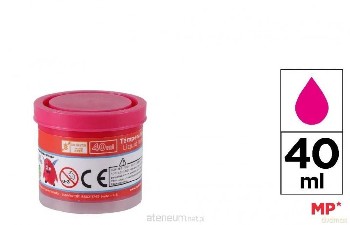 Gwasz płynny magenta 40ml (6szt)