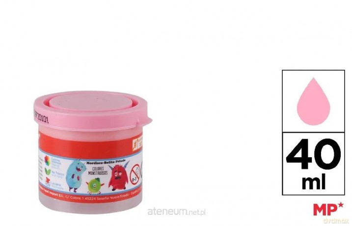 Gwasz płynny różowy 40ml (6szt)