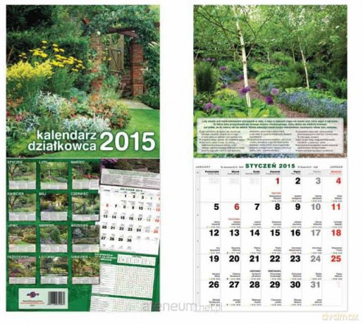 Kalendarz 2015 KAD1 Działkowca AVANTI