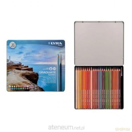 Kredki Graduate Aqua 24 kolory