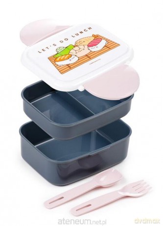 Pudełko na lunch ze sztućcami Pusheen