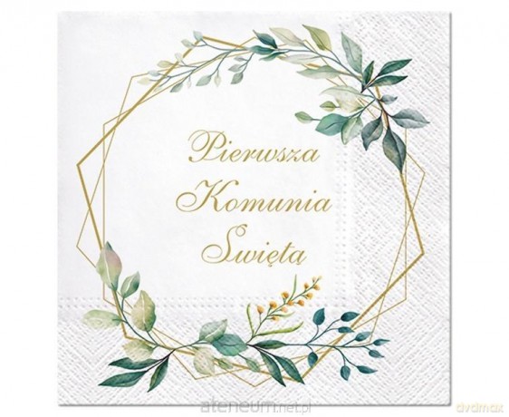Serwetki Komunia 33x33 cm 20szt
