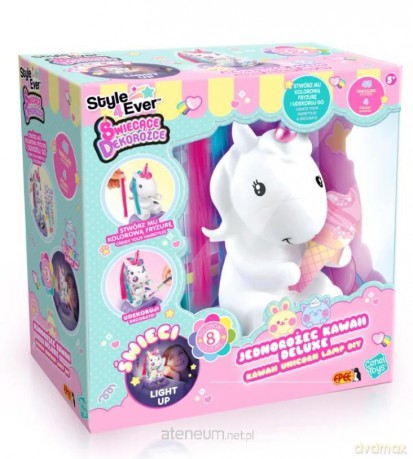 Świecące dekorożce DIY Jednorożec kawaii deluxe
