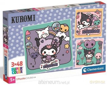 CLEMENTONI 3x48 el. Kuromi [PUZZLE]