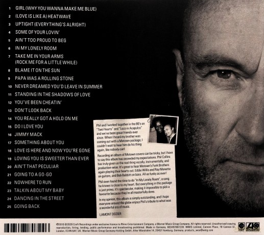 Phil Collins: Going Back [CD]