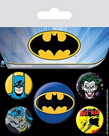 Dc Comics: Batman (Retro) Badge Pack