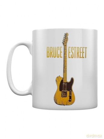 Bruce Springsteen: Bruce Springsteen (Guitar) White Pod Kubek