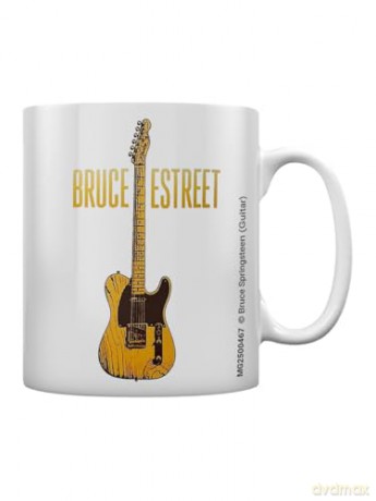 Bruce Springsteen: Bruce Springsteen (Guitar) White Pod Kubek
