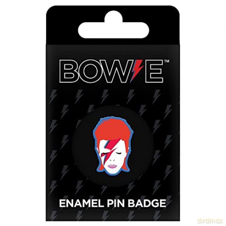 David Bowie: David Bowie (Aladdin Sane) Enamel Pin Badge