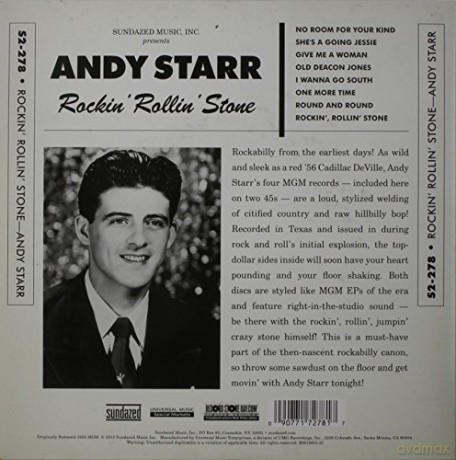 Andy Starr: Rockin Rollin Stone [Winyl]