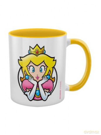 Super Mario: Super Mario (Princess Peach) Coloured Inner Pod Kubek