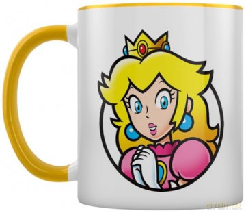 Super Mario: Super Mario (Princess Peach) Coloured Inner Pod Kubek
