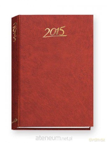Kalendarz 2015 Książkowy - A5 STANDARD brązowy [KSIĄŻKA]